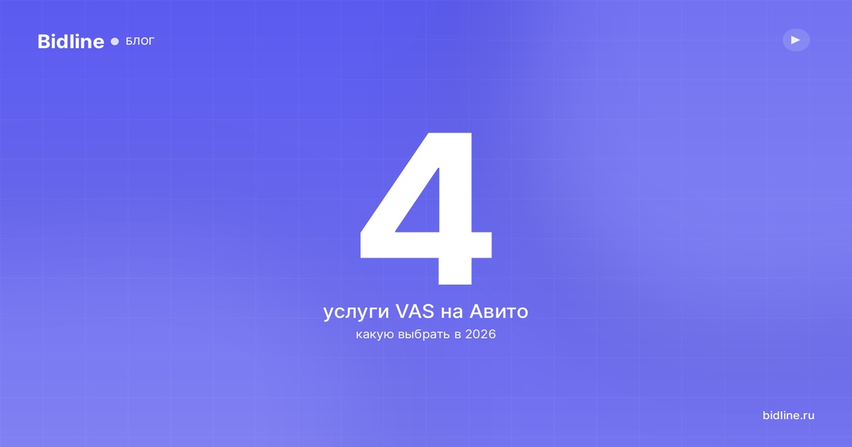 Какой VAS выбрать на Авито в 2026: XL, Премиум, Турбо или Увеличение показов