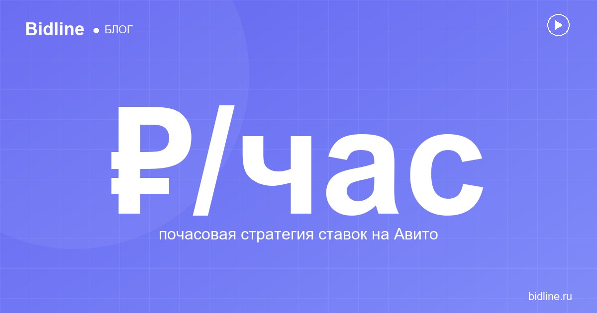 Почасовая стратегия ставок на Авито: когда снижать, когда повышать (экономия 30–40%)